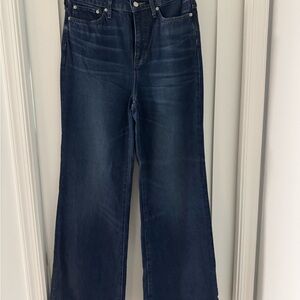 JCrew Women's Blue Wide-Leg Jeans